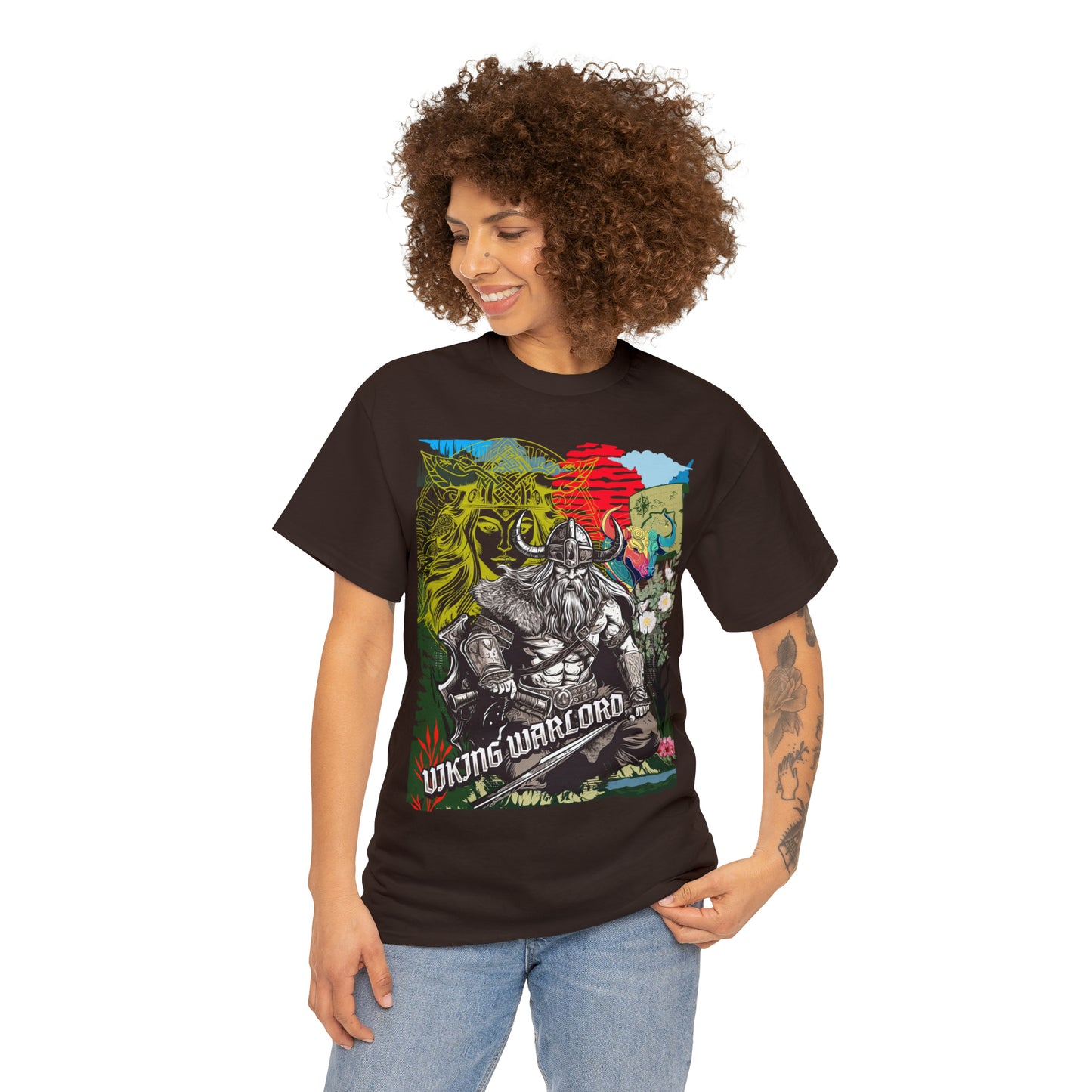 Unisex Heavy Cotton Tee  VIKING WARLORD