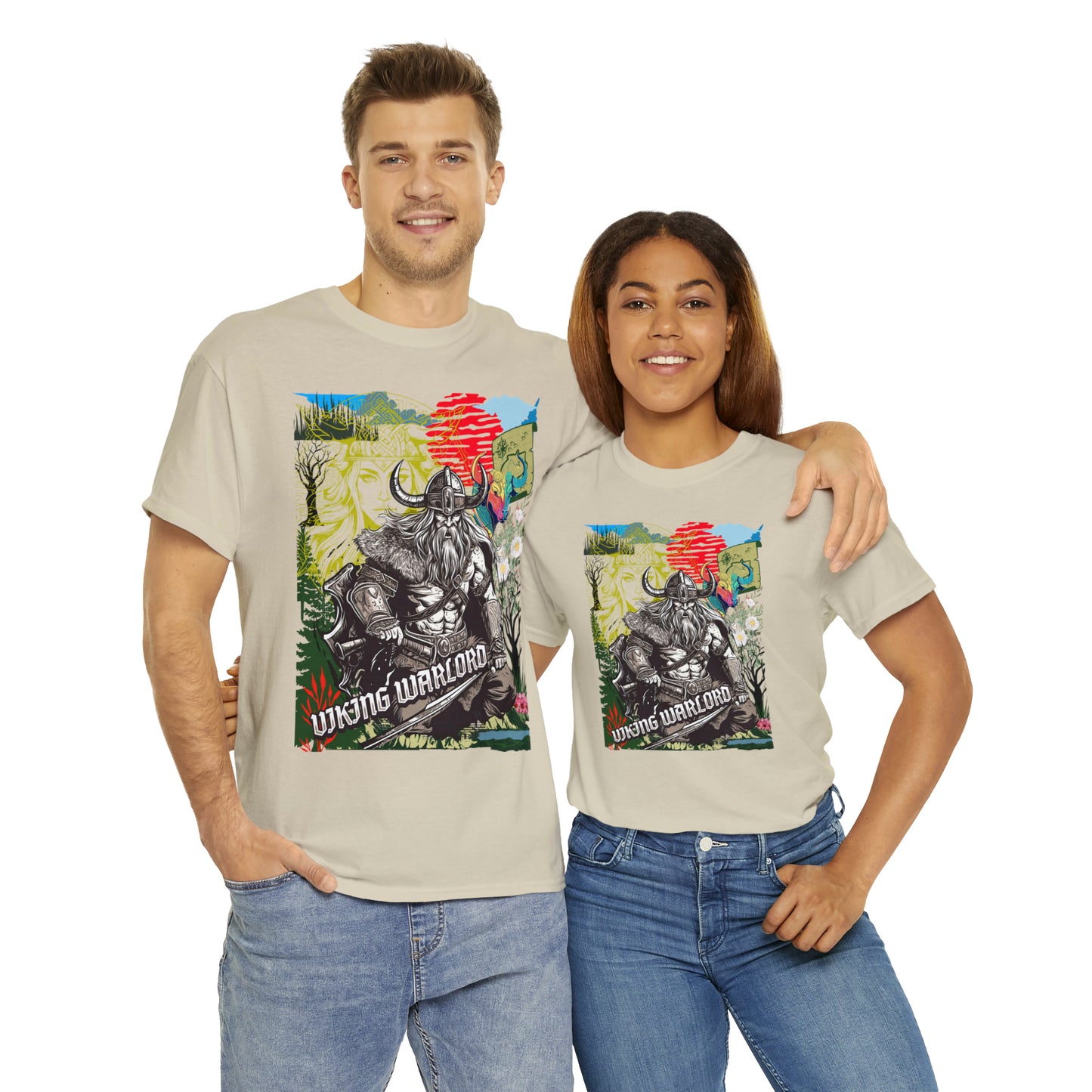 Unisex Heavy Cotton Tee  VIKING WARLORD