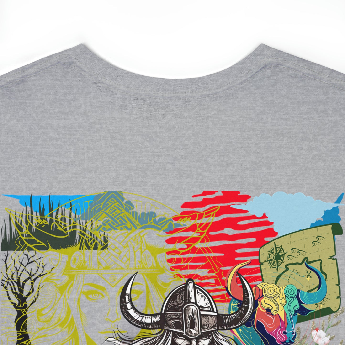 Unisex Heavy Cotton Tee  VIKING WARLORD