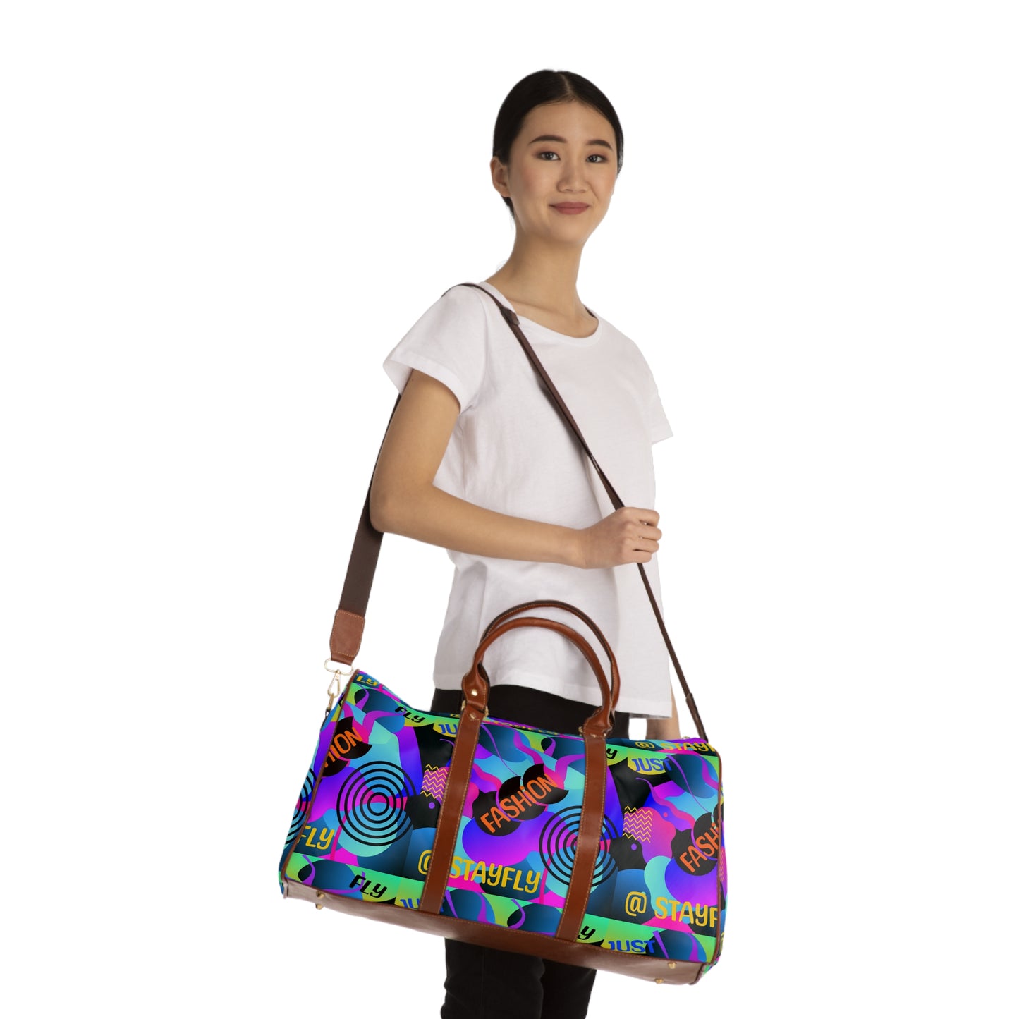 Waterproof Travel Bag Just Fly Fashion Pattern