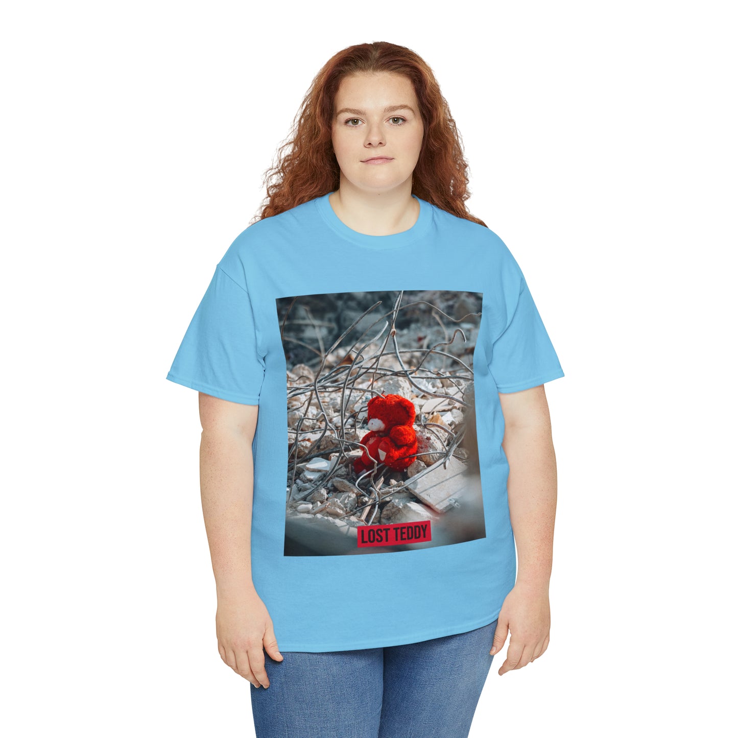 Unisex Heavy Cotton Tee Lost Teddy