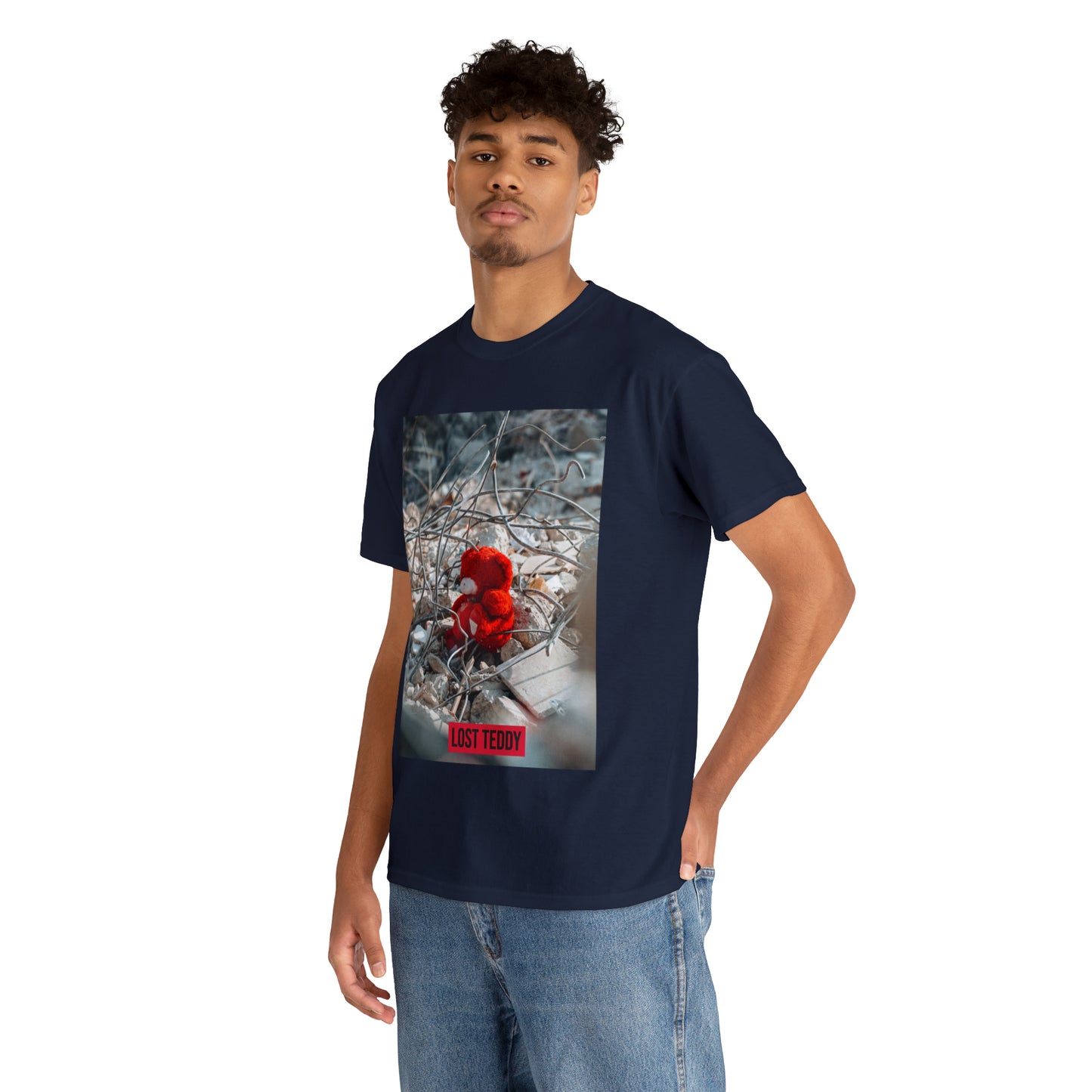 Unisex Heavy Cotton Tee Lost Teddy