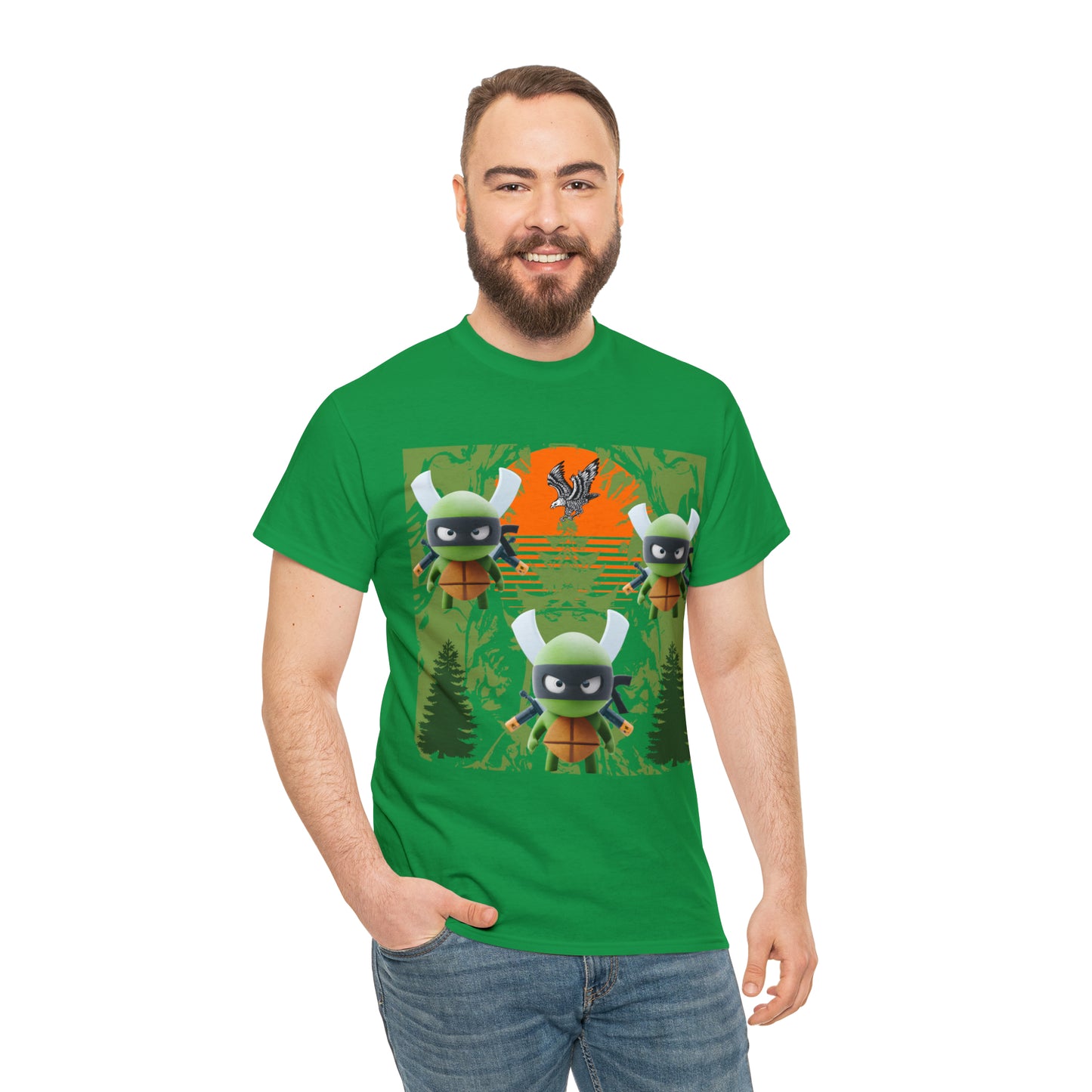 Unisex Heavy Cotton Tee The return of the three ninjas