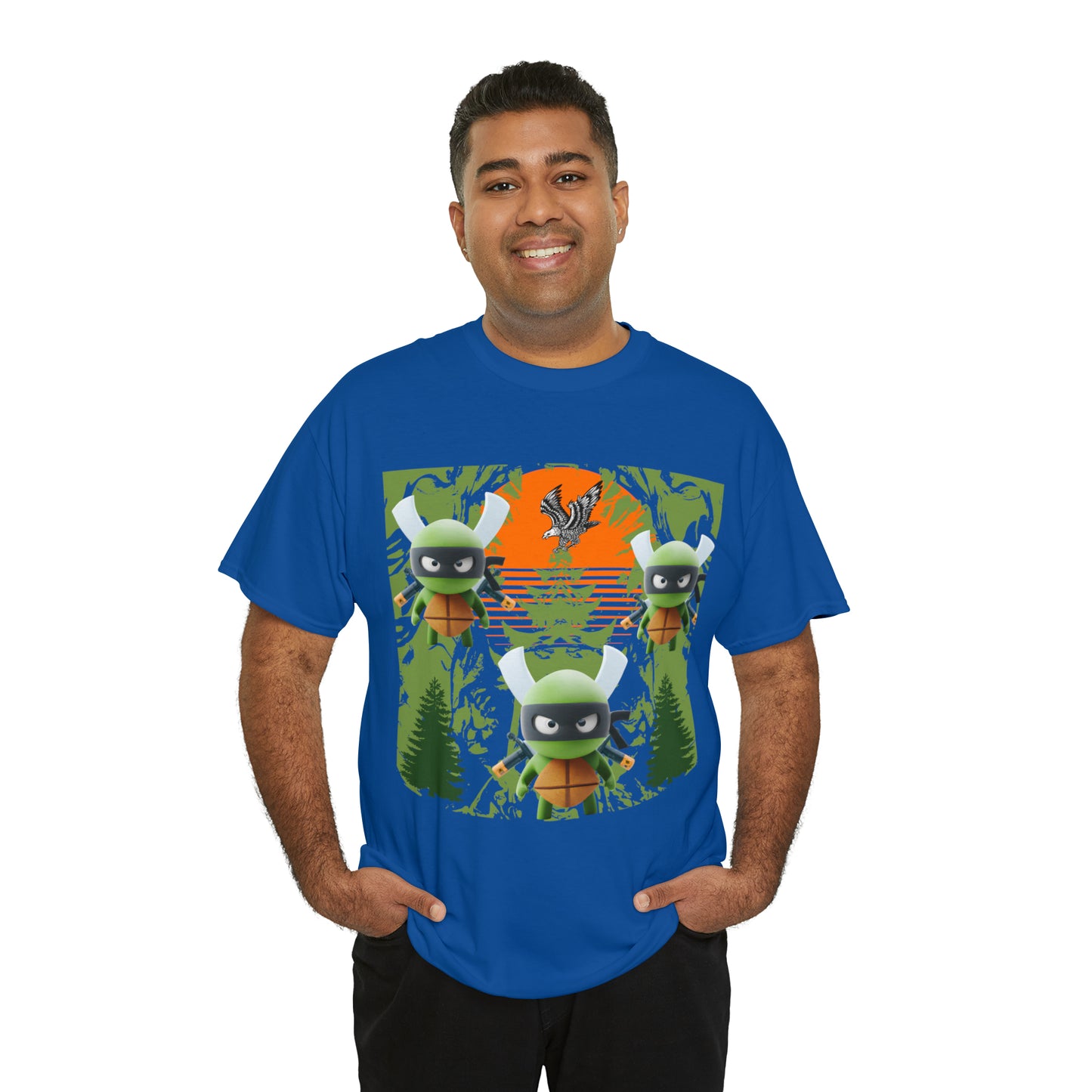 Unisex Heavy Cotton Tee The return of the three ninjas