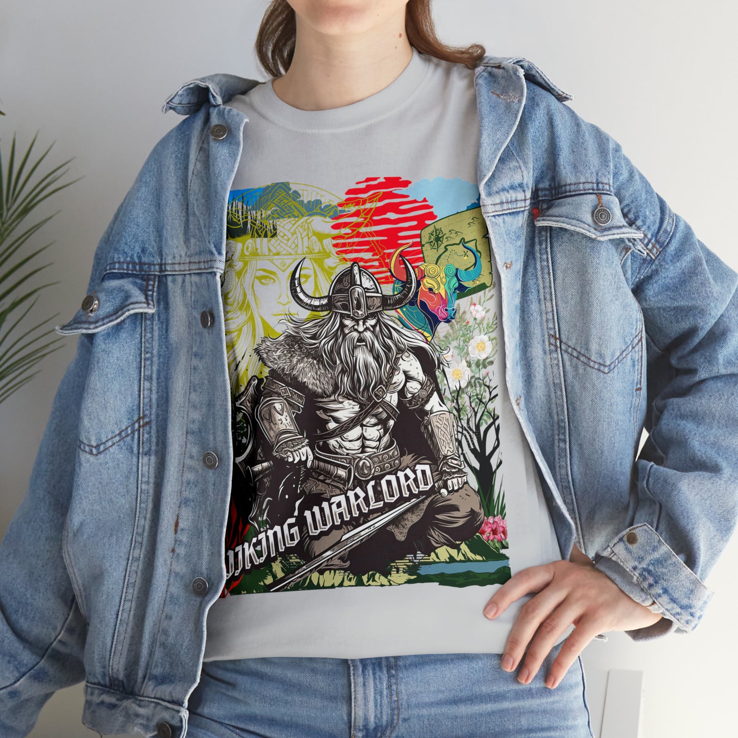 Unisex Heavy Cotton Tee  VIKING WARLORD