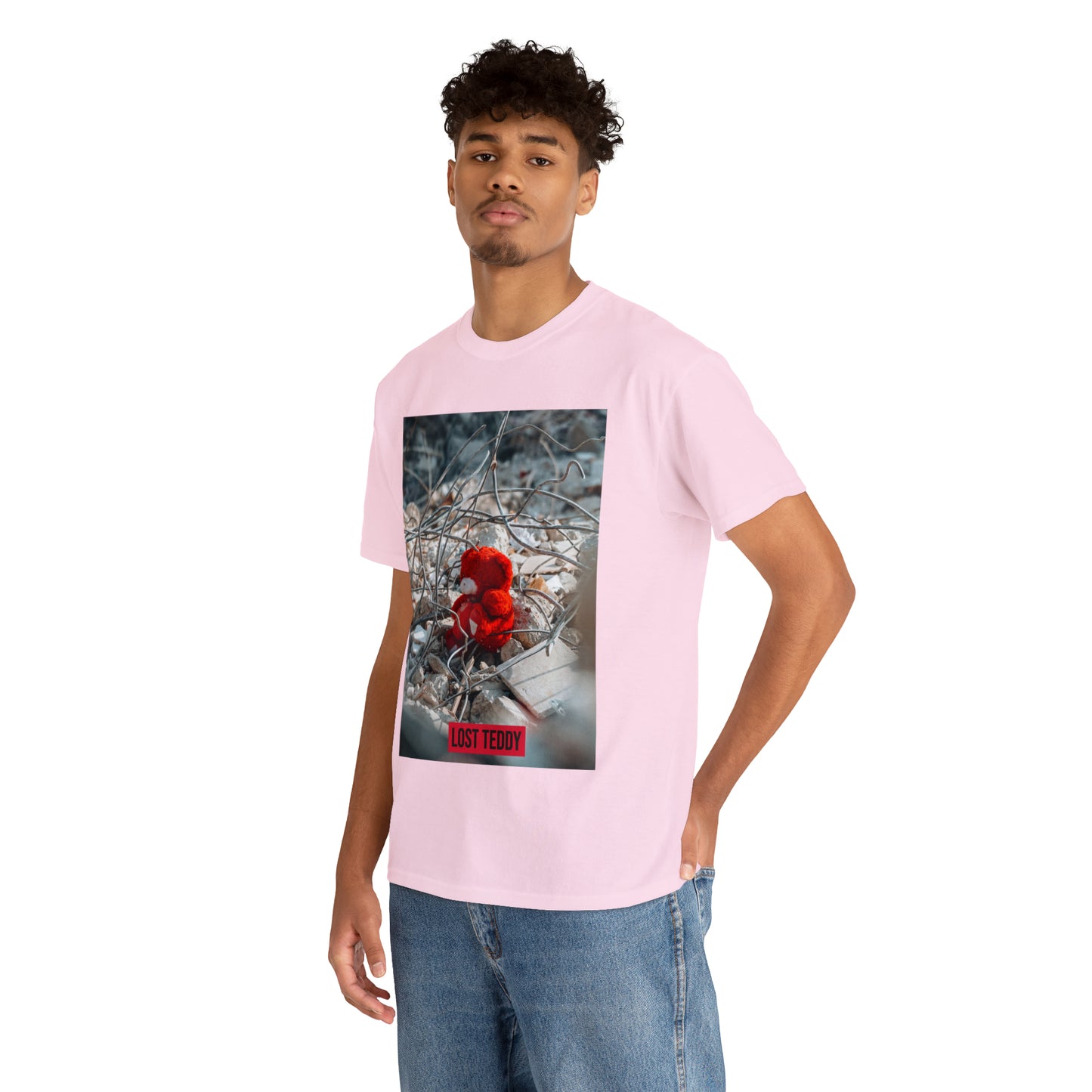 Unisex Heavy Cotton Tee Lost Teddy