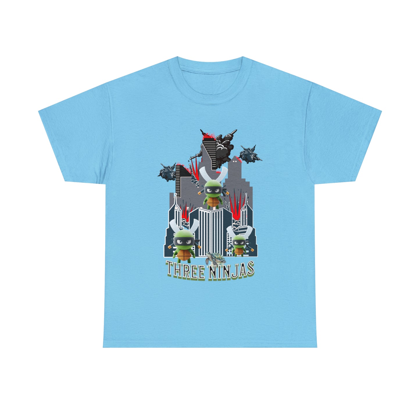 Unisex Heavy Cotton Tee  Three Ninjas