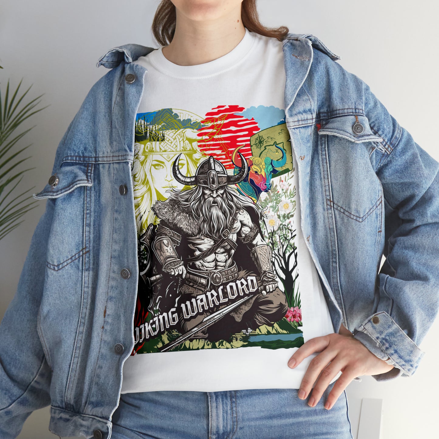Unisex Heavy Cotton Tee  VIKING WARLORD