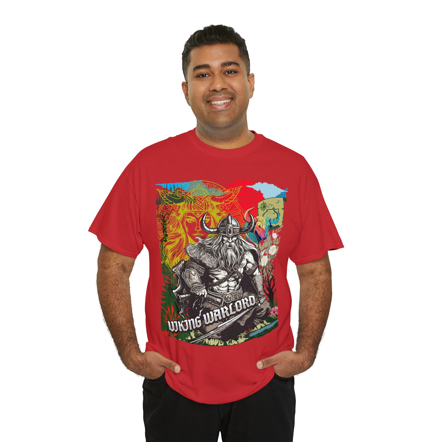 Unisex Heavy Cotton Tee  VIKING WARLORD