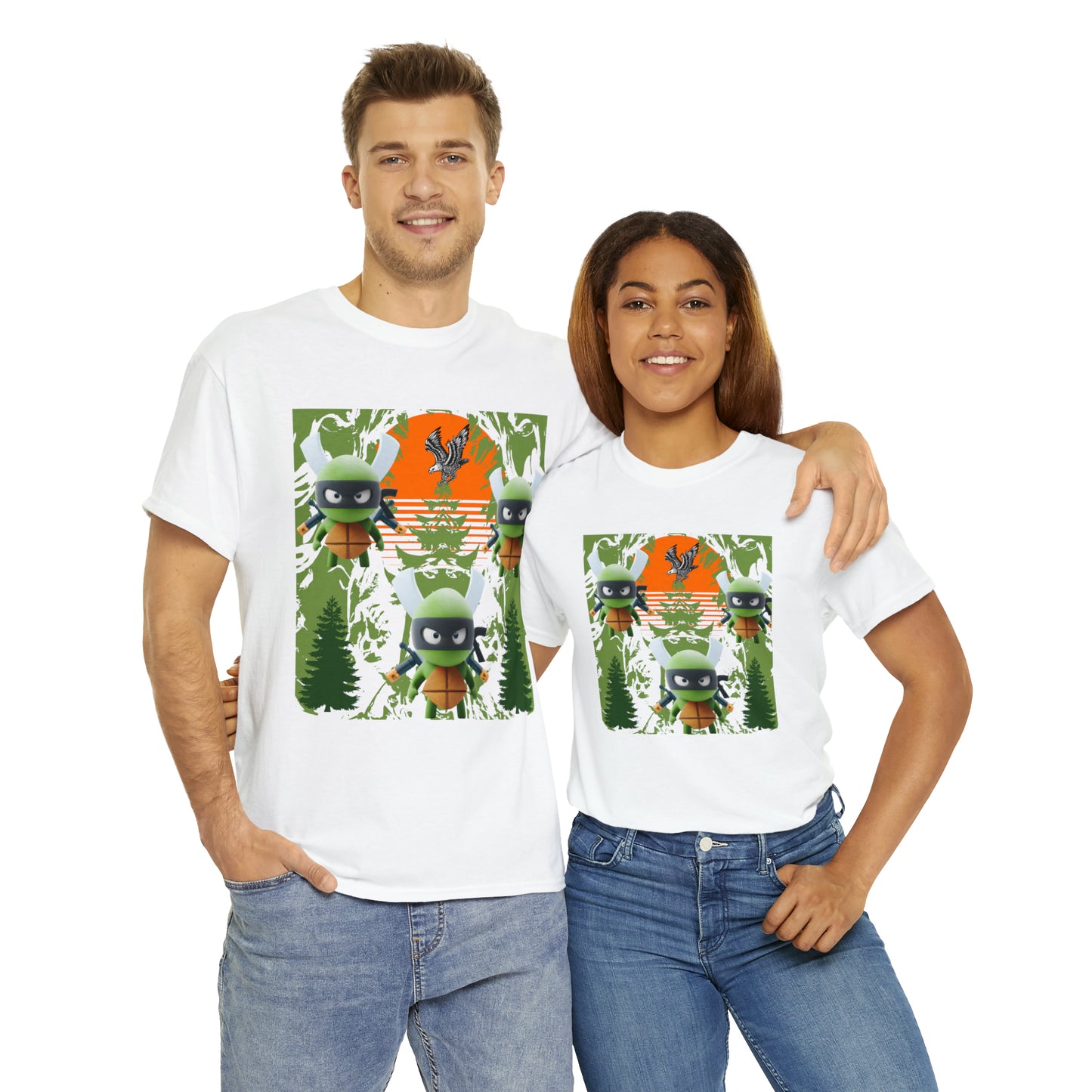 Unisex Heavy Cotton Tee The return of the three ninjas