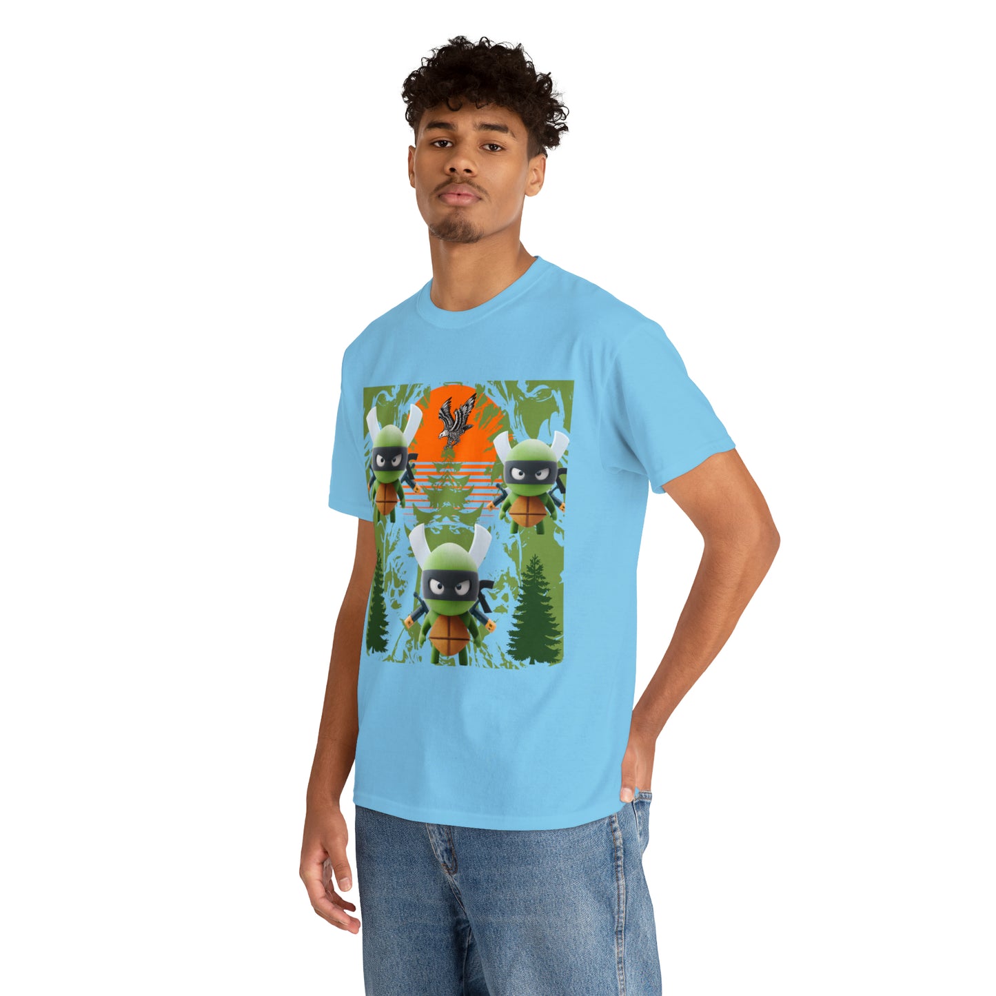 Unisex Heavy Cotton Tee The return of the three ninjas