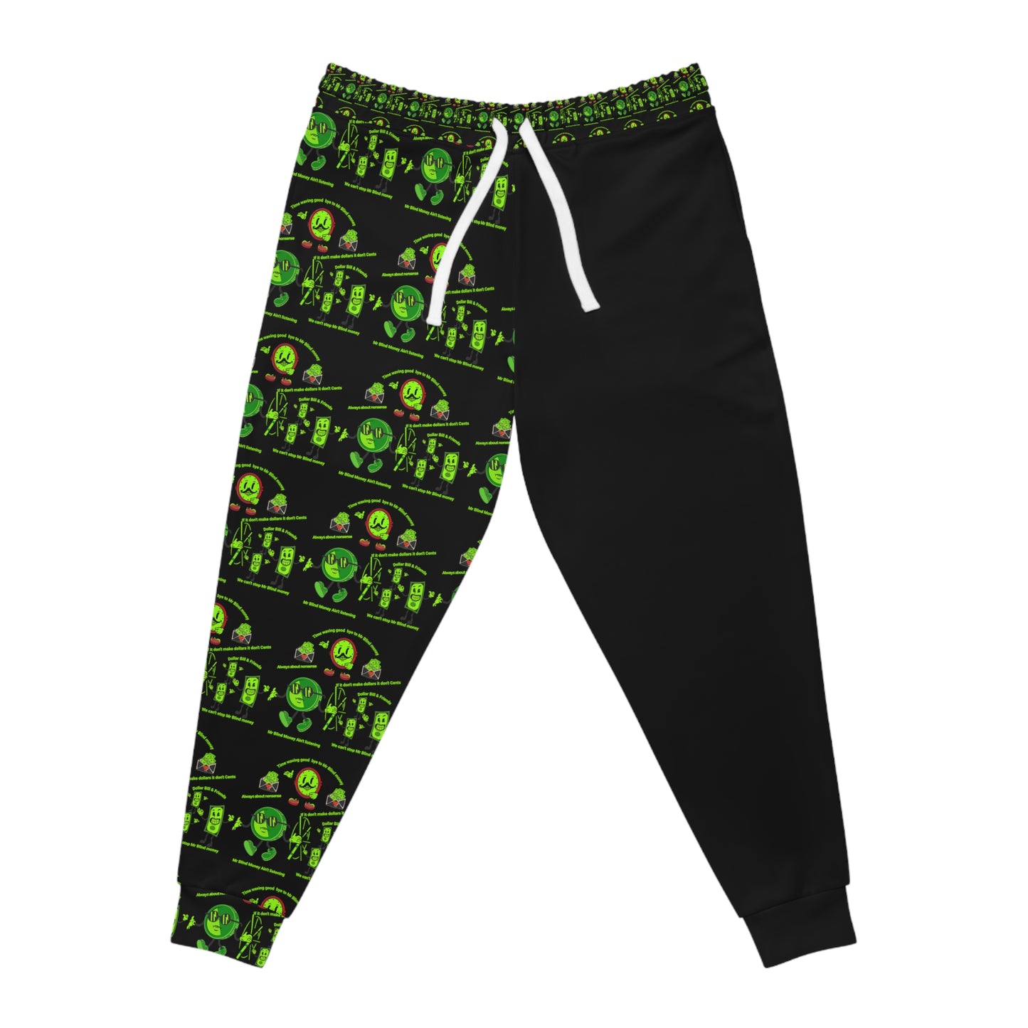 Athletic Joggers (AOP)Mr BlindMoney ,Mr Time ,Dollar Bill