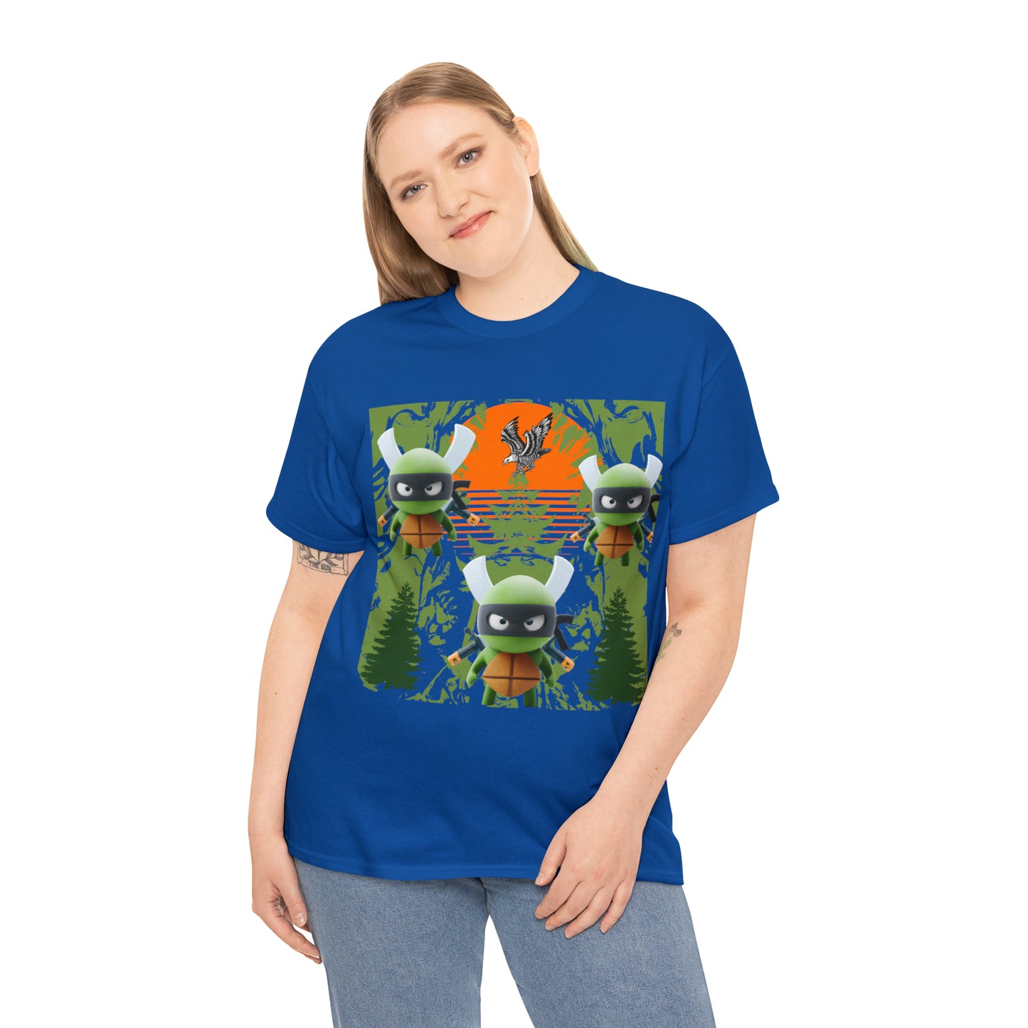 Unisex Heavy Cotton Tee The return of the three ninjas