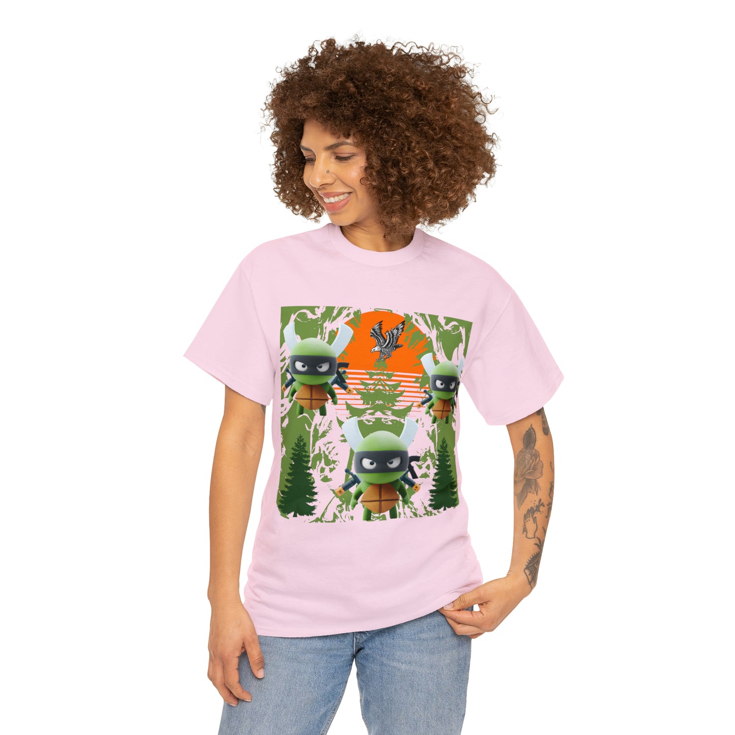 Unisex Heavy Cotton Tee The return of the three ninjas