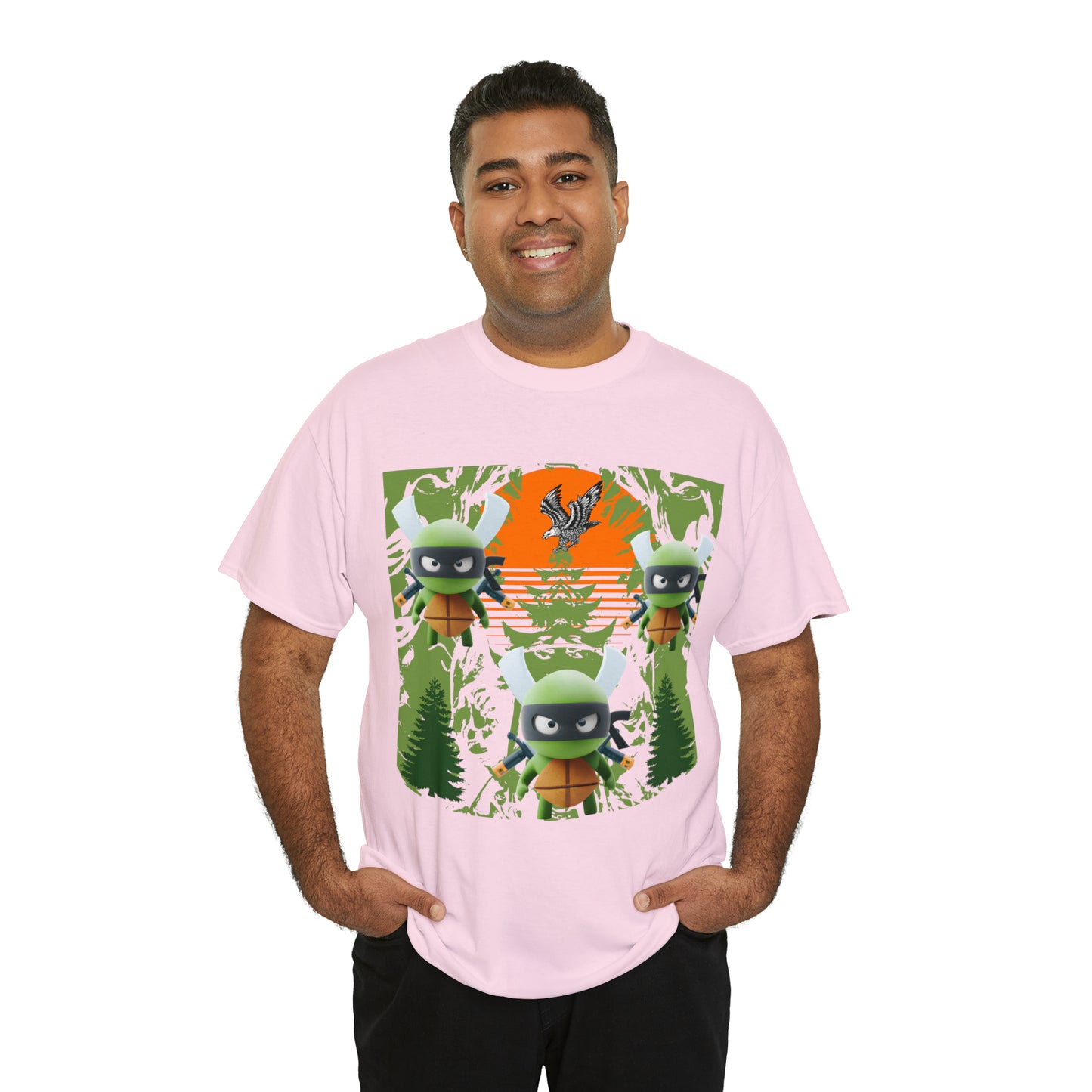 Unisex Heavy Cotton Tee The return of the three ninjas