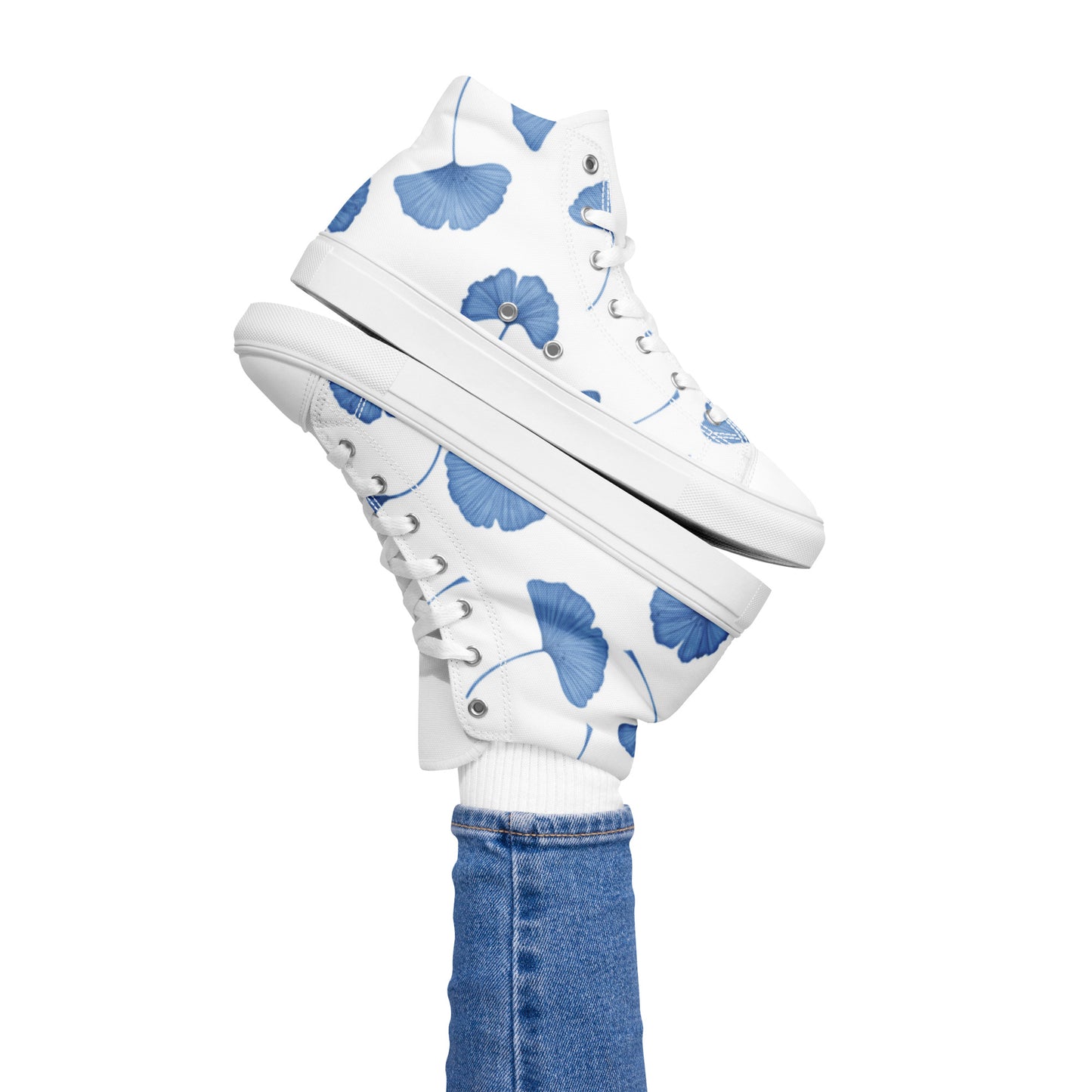 Women’s high top canvas shoes